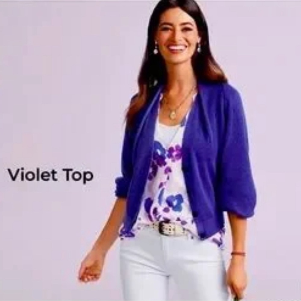 Cabi Violet top # 5896 - Picture 2 of 4